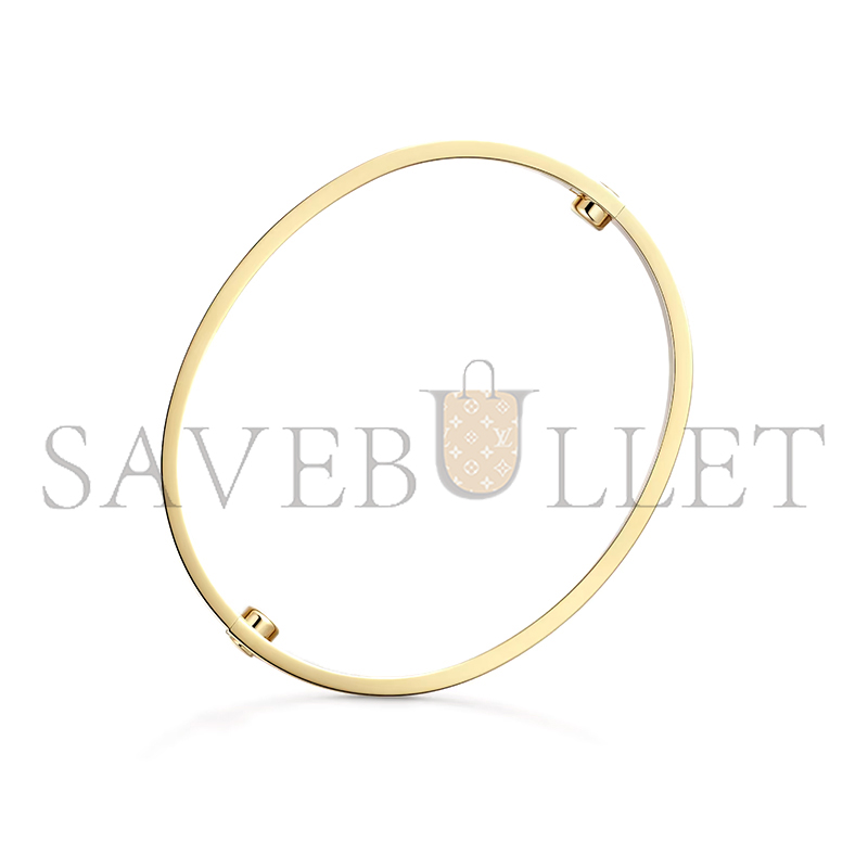 CARTIER LOVE BRACELET, CLASSIC MODEL, BRUSHED B6077017